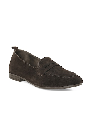 Polaris 327008s.z 6fx Kahverengi Kadın Loafer 000000000102202721 Kahverengi