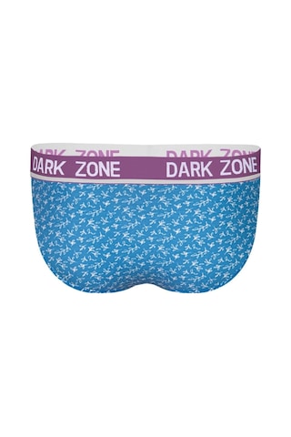 Darkzone Erkek Yaprak Desenli Turkuaz Pamuklu Lastikli Slip Külot