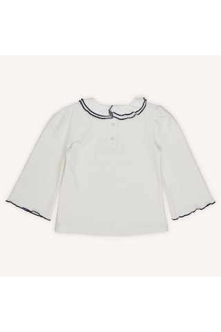 Panço Kız Çocuk Uzun Kollu T-shirt Gül 2421gb05016-4838 001