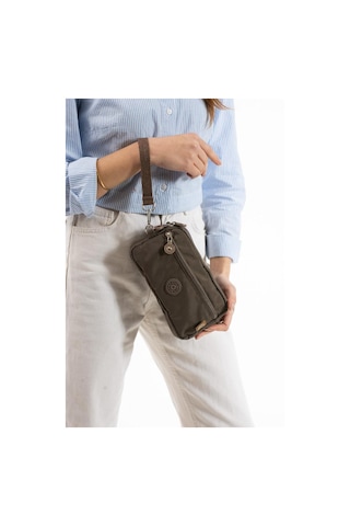 Baginn Klinkır Kumaş Mini Çapraz Askılı Kadın Çanta Yağmur Geçirmez El Askılı Çanta 20 10 Cm Mega Bag Kahverengi