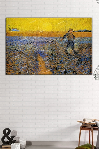 Vincent Van Gogh Ekim The Sower Kanvas Tablo 120 x 80