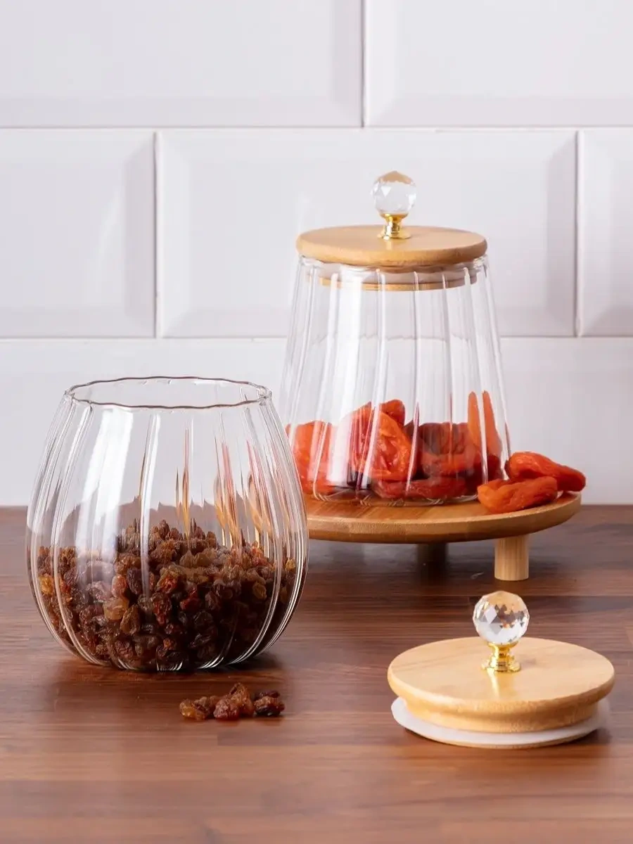 Agness Kristall 700 Ml Cam Kavanoz Kapaklı 156188693