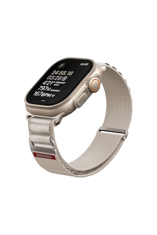 Watch 7 45mm Kordon Skinarma Kobu Hasır Strap Kayış Krem