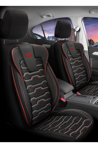 Panda Sport Serisi Jakar Kumaş Oto Koltuk Kılıfı - Tam Set