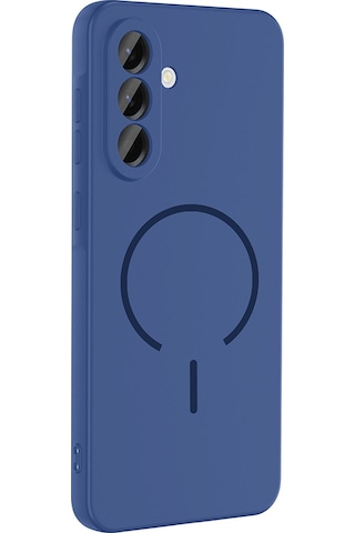 More Tr Samsung Uyumlu Galaxy A26 Kılıf M-safe Şarj Özellikli Mtr Meta Kapak - Mürdüm