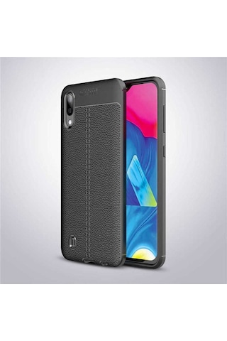 Galaxy M10 Kılıf Zore Niss Silikon Kapak Siyah