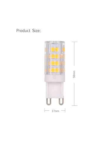 Vkemall G9 Tabanlı Led Mısır Ampülü 5w 400lm 45w Halojen Yerine 3000k Sıcak Beyaz 5 Adet Paket Ac220-240v