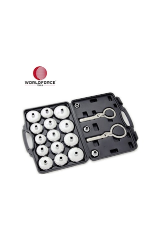 Worldforce Profesyonel Chrom Oto Yağ Filtre Anahtar Seti N11.5400