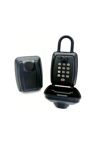 Fastbuy Çözümlü Kilit Kutusu: Toz Geçirmez, Yağmura Dayanıklı, Anahtarsız Şifreli Kilit Kirişi, Gri Gri