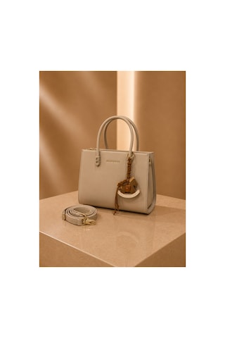 Just Polo Kadın Farmuarlı İthal Kalite Premium Şık Ve Zarif El & Omuz Çantası Ebat : 20 X 18 Cm Vizon