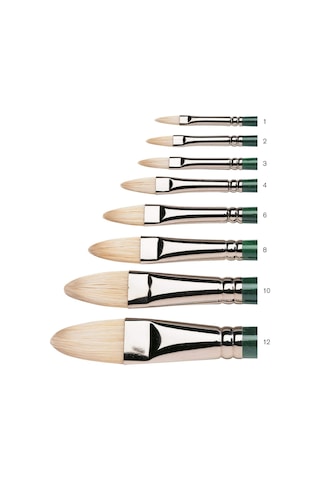 Winsor & Newton 5976703 Winton Filbert Fırçası- No.3-6,5 Mm, Yağlı Boya, Akrilik Boya Ve Alkid Boya İçin