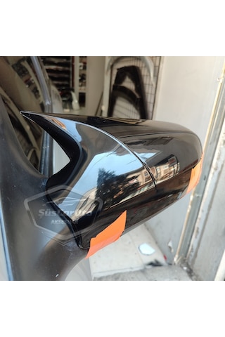 Opel Astra G 1998-2004 Uyumlu Batman Yarasa Ayna Kapağı Piano Black Abs Plastik 00 Şüscaroto Aksesuar
