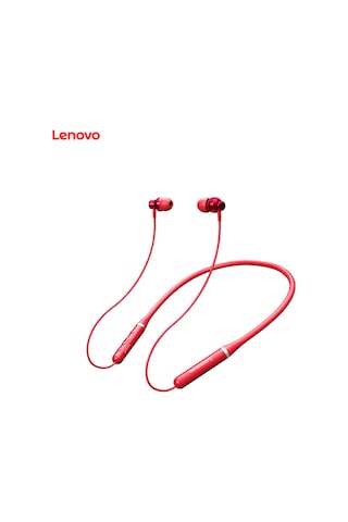 Jeemson Lenovo Xe05 Spor Bluetooth Kulaklık, Bt5.0, Gürültü Azaltma, 8 Saat Çalışma Süresi, Manyetik Tutma, Kırmızı