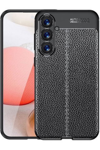 Apsuwa Samsung Galaxy Uyumlu S23 Fe Kılıf Niss Deri Desen Silikon