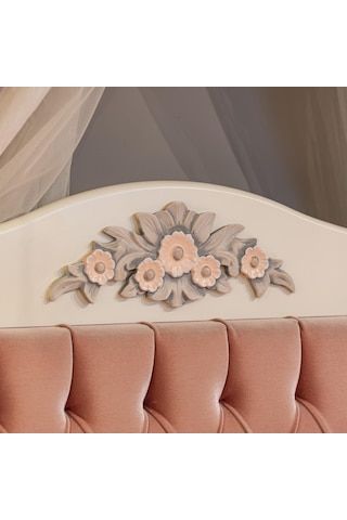 Meltem Kids Prestij Beyaz Genç Odası Tek Kişilik Amortisörlü Karyola 100x200 Cm