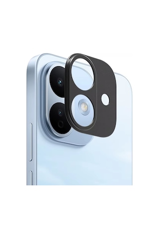 Microcase Xiaomi Redmi Note 17 Pro 5g İle Uyumlu Kamera Lens Koruma Halkası - Kapalı Tasarım -siyah Al3401