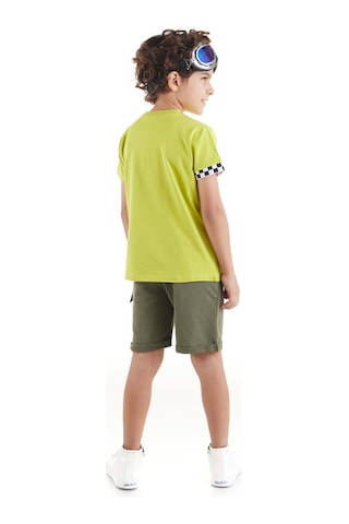 Denokids Mshb&g Motosiklet Turu Erkek Çocuk T-Shirt Şort Takım Çok Renkli