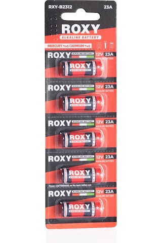 Roxy 23a Mn23 V23a V23ga 12 Volt Alkalin Pil 5 Li Paket Roxy 23a Mn23 V23a V23ga 12 Volt Alkalin Pil 5 Li Paket