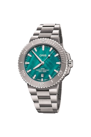 Oris Aquis New York Harbor Limitli Üretim Iı 43,5 Mm Otomatik Saa Yeşil