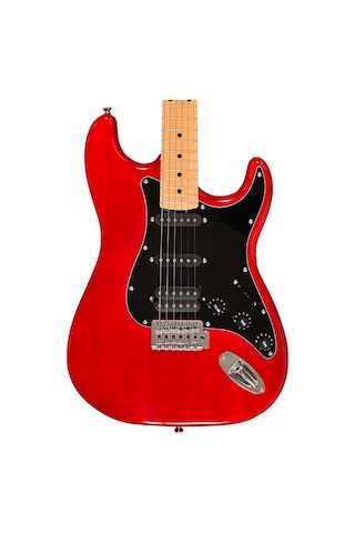Madison Meg-3trd Elektro Gitar Trans Red Burst Şeffaf Kırmızı