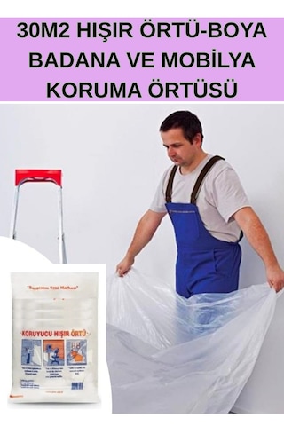 Hışır Örtü 30m2-boya Badana İşlerinize-mobilya Koruma Örtüsü