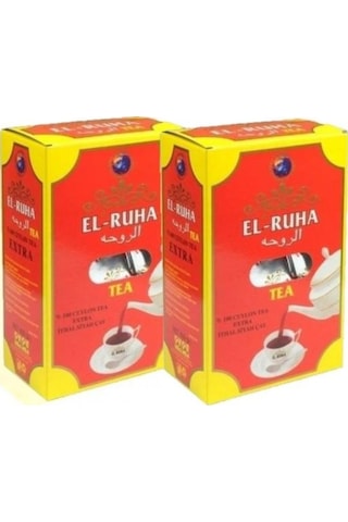 El-Ruha Ceylon Extra İthal Siyah Dökme Çay 2 x 800 G