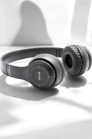 Bfs Kulak Üstü Tf Kart Ve Aux Destekli Ergonomik Bluetooth Kulaklık