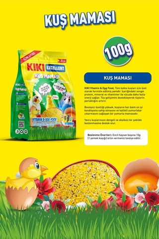 Kiki Excellent Kuş Maması 100 G
