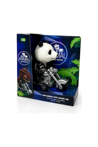 Hayvan Figürlü Oyuncak Motor 3+ Yaş Panda