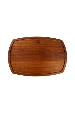 Dört Kenarı Oval Tahta 26x36cm
