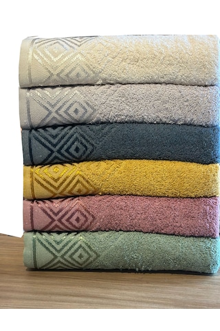 Goldroom 6 Lı 30 50 Pamuklu Mutfak Havlusu Seti 6 Renk