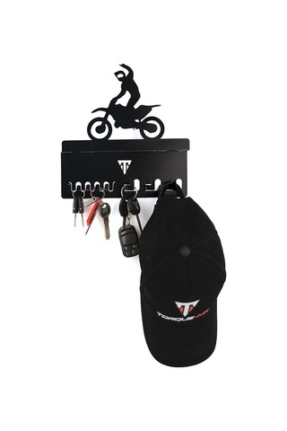 Torque-MX Metal Dekoratif Anahtar Askısı EA3 Siyah