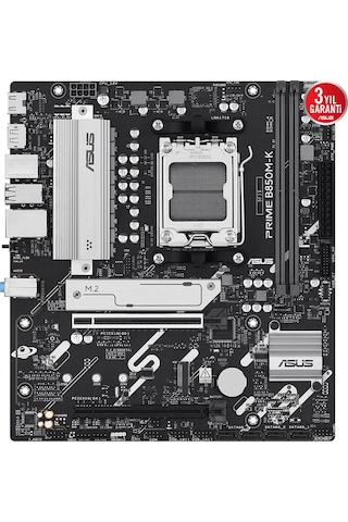 Asus Prıme B850m-k Am5 Ddr5 8400mhz Oc Hdmı Matx Anakart