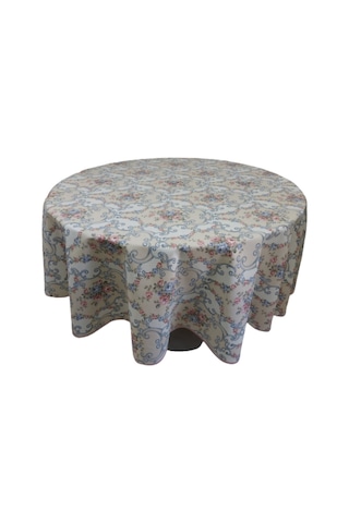 Panama Keten(Sıvı İtici ,Leke Tutmaz) Kumaş,Yuvarlak Yemek Masası (464923188)