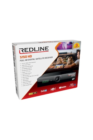 Redline S150 Sunplus İşlemcili Kasalı Scart+Hd Uydu Alıcı