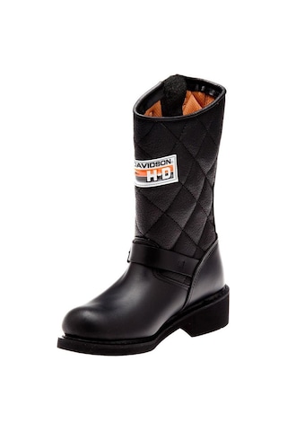 Harley Davidson LACONIA 644 Unisex  BLACK / YAĞLI DERİ Çizme