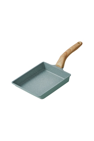 Hangfox Uzun Dikdörtgen Tipi Teflonlu Avakado Desenli Tencere - Multifonksiyonel Omlet, Pancake, Sandviç Yapmak İçin - Gaz Ve Indüksiyon Ocak Uyumlu - Kolay Temizlenir Çok Renkli