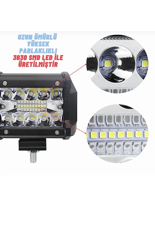 Point 20 Led Çalışma Lambası 60 W Ultra Parlak Off Road Motosiklet Kamyon Sis Farı 12-24 V 1 Adet