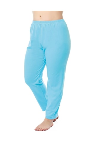 Tutku Kadın Uzun Alt Pijama Zenne %100 Pamuk -3 Adet-Karışık Renk-3Xl Çok Renkli