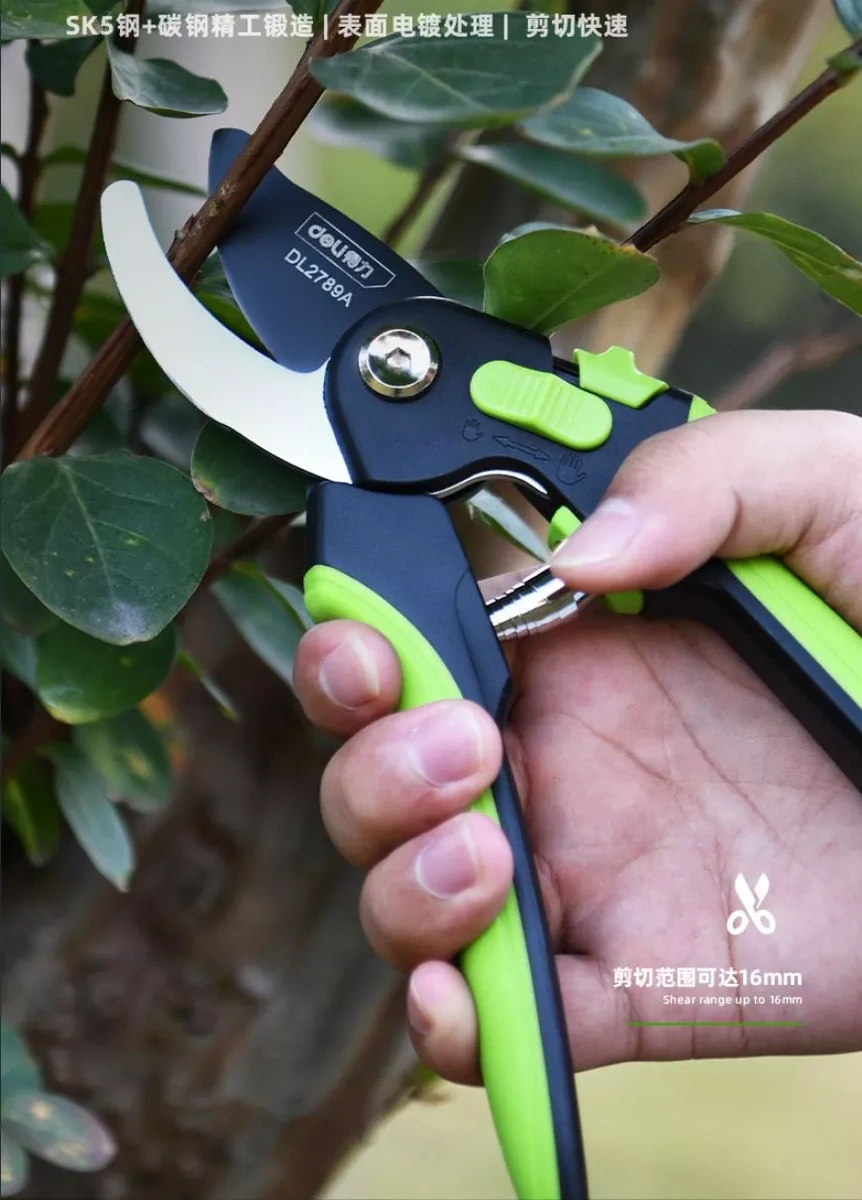 Delitools Bahçe Budama Makası Sk5 Çelik, 20 Mm'ye Kadar Kesim 34389238