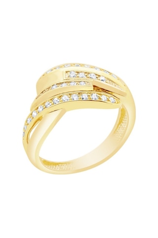Diamond Line - Gülaylar - Sarı Beyaz Altın 14 Ayar Koleksiyon Yüz (535529360)