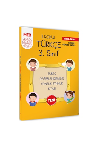 2026 MEB İlkokul 3.Sınıf Türkçe Süreç Değerlendirmeye Yönelik Etkinlik Kitabı BASKI ÜCRETİ