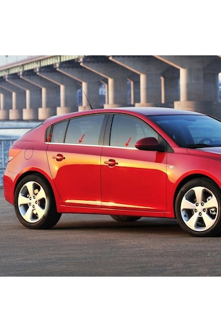 Chevrolet Cruze Hb Krom Cam Çıtası Takımı 6 Prç Paslanmaz Çelik N11.4346