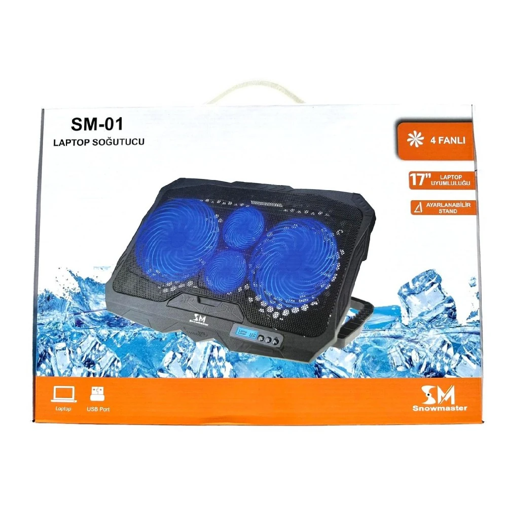 Snow Master Sm-01 4 Fanlı 17" Laptop Soğutucu