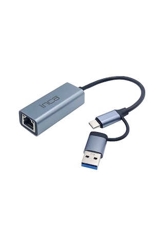 Inca Iutp-01t Usb 3.0 Type-c 3.1 Ethernet Rj45 1000mbps Alumınyum