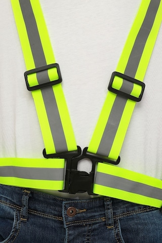 Uniprom Yüksek Görünürlüklü Reflektörlü Ikaz Yeleği, Motorsiklet Motor Bisiklet Scooter Yeleği Neon Sarı