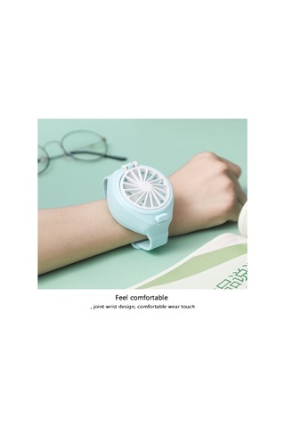 Taşınabilir Mini Mekanik Saat Fanı El Ultra Sessiz Üçüncü Vites Hızlı Hava Soğutucu Usb Katlanır Cep Fanı Pembe 5027 Renkli