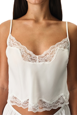 Penti Kırık Beyaz Chiffon Lace Dantel Atlet