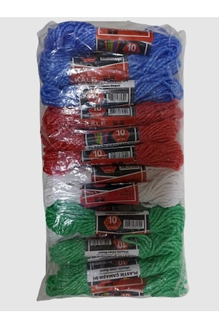 Kale Plastik Çamaşır İpi 10 Metre 24 Adet 5250 Diğer
