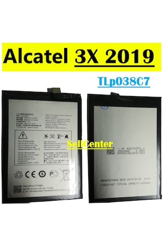 Alcatel 3X 2019 Tlp038C7 Batarya Pil 5048Y Batarya